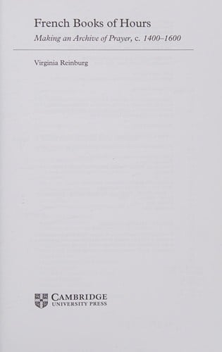 French books of hours