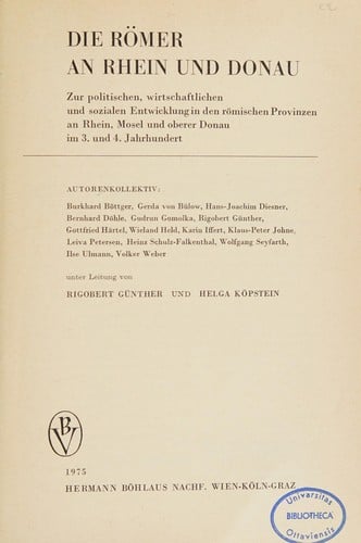 Die Römer an Rhein und Donau