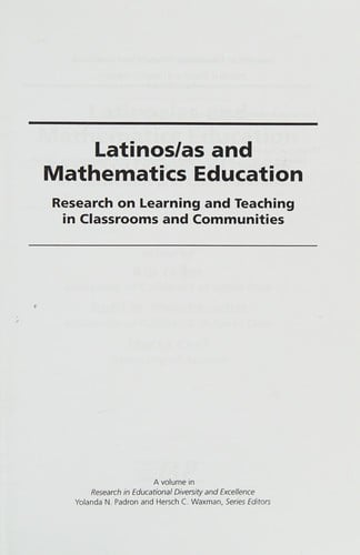 Latinos/as and mathematics education