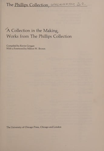 A collection in the making