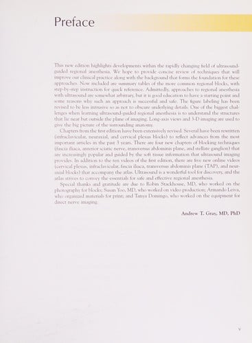 Atlas of ultrasound-guided regional anesthesia