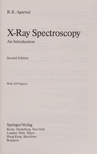 X-ray spectroscopy
