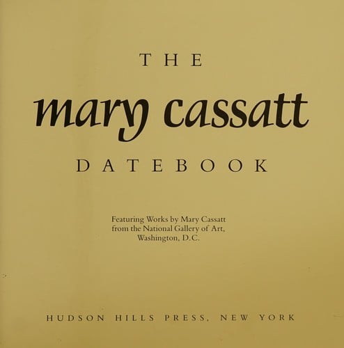 The Mary Cassatt datebook