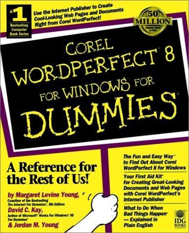 WordPerfect 8 for Windows for dummies
