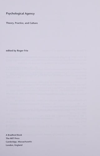 Psychological agency