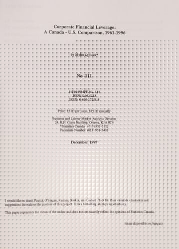 Corporate financial leverage