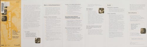 Vehicle defects and recalls