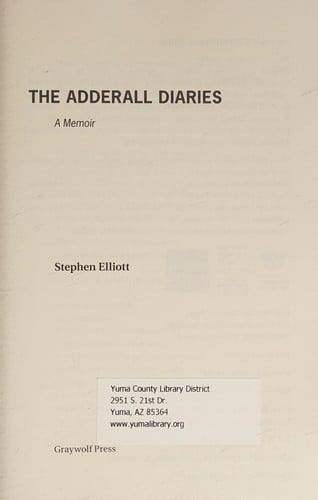 The Adderall Diaries