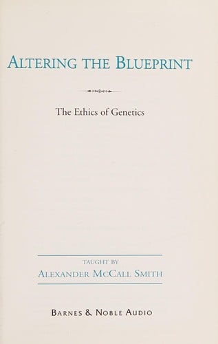 Altering the Blueprint