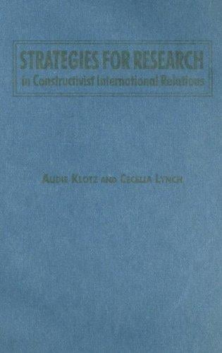 Strategies for research in constructivist international relations