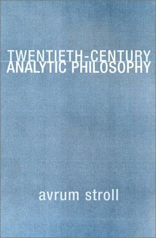 Twentieth-Century Analytic Philosophy