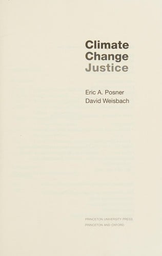 Climate change justice