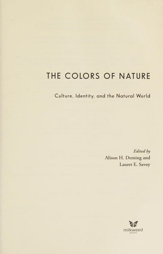 The colors of nature