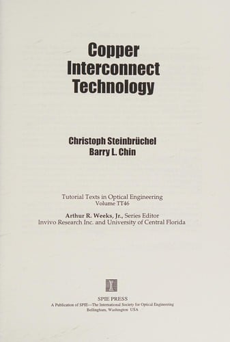 Copper interconnect technology