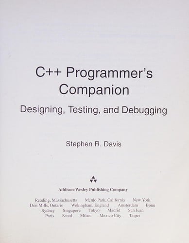 C++ programmer's companion