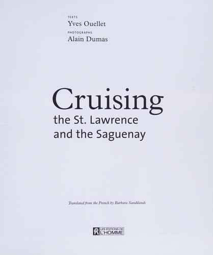 Cruising the St. Lawrence and the Saguenay