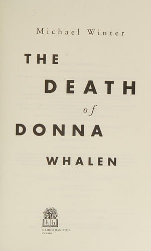 The death of Donna Whalen