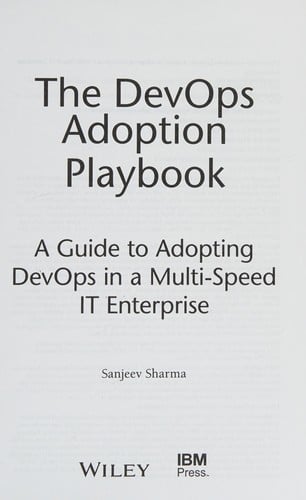 The DevOps adoption playbook