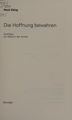Die Hoffnung bewahren