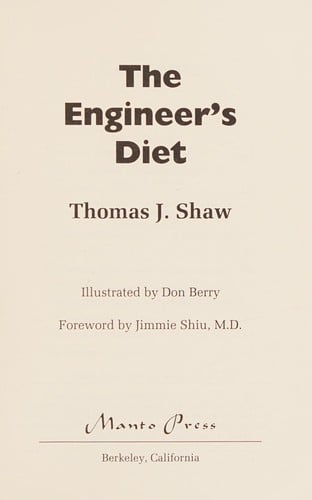 The engineer's diet
