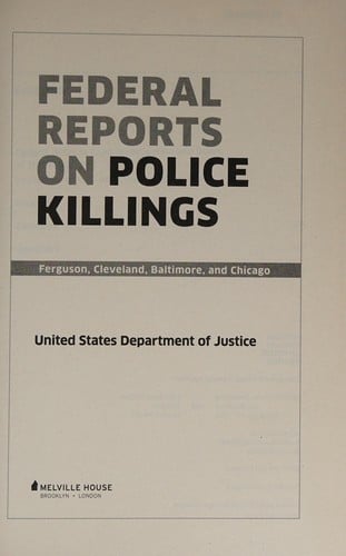 Federal reports on police killings
