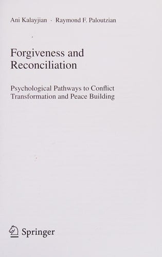 Forgiveness and reconciliation