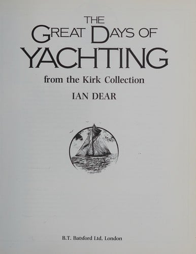 The great days of yachting