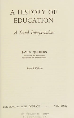 A history of education