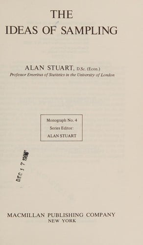 The ideas of sampling