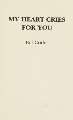 My heart cries for you