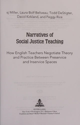 Narratives of social justice teaching