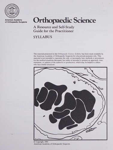 Orthopaedic science