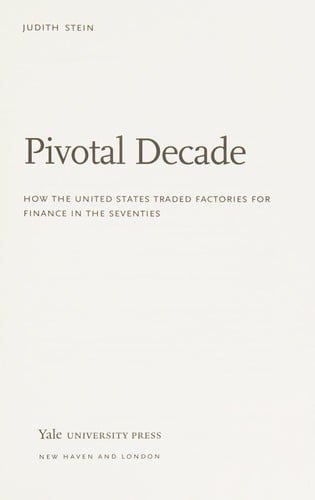 Pivotal decade