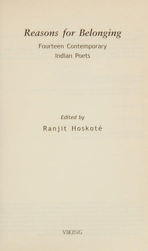 Reasons for belonging