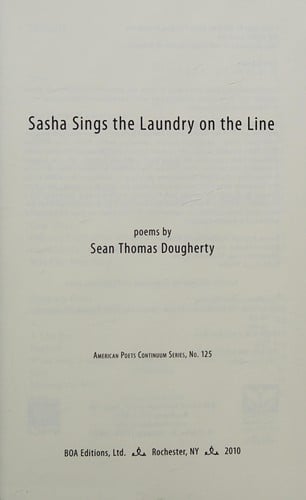Sasha sings the laundry on the line