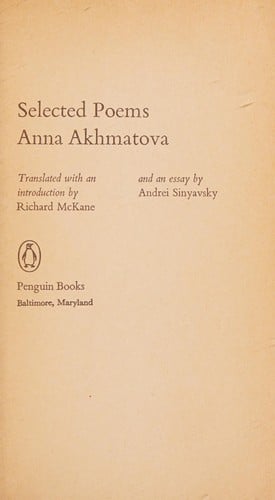 Selected Poems (of) Anna Akhmatova