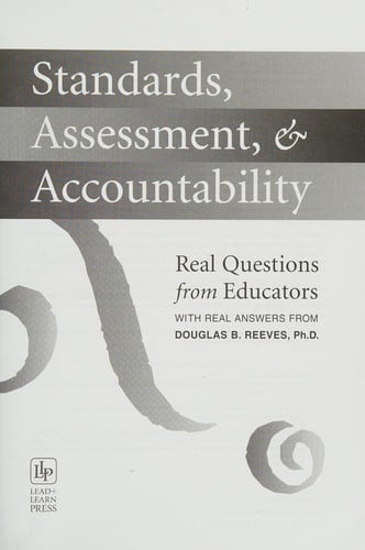 Standards, assessment & accountability