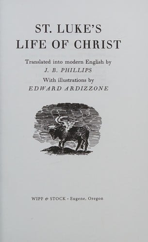 St. Luke's life of Christ