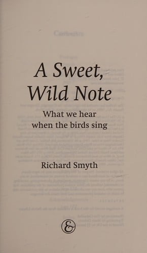 A sweet, wild note