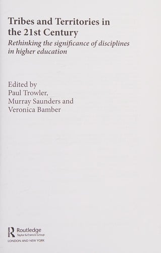 Tribes and territories in the 21st-century