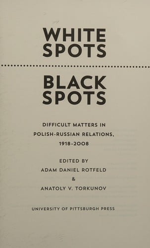 White spots, black spots