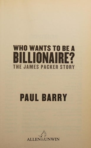 Who wants to be a billionaire?