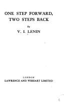 One step forward, two steps back(THE CRISIS IN OUR PARTY)