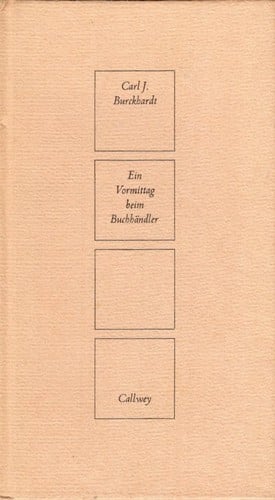 Ein Vormittag beim Buchhändler