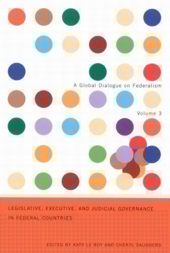 Legislative, executive, and judicial governance in federal countries
