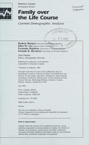 Family over the life course