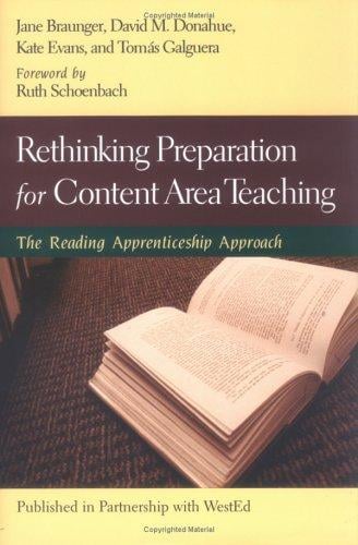 Rethinking preparation for content area teaching