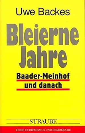 Bleierne Jahre