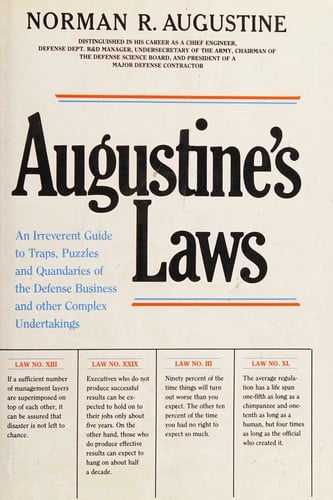 Augustine's Laws and major system development programs