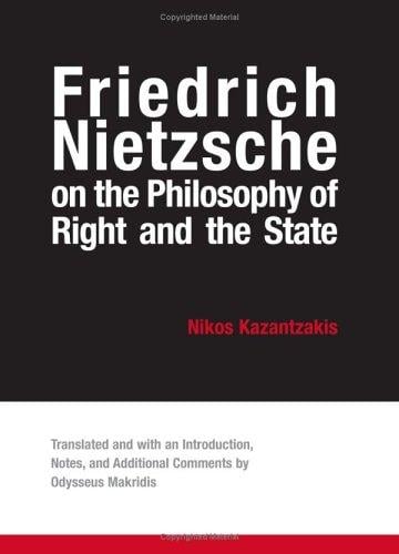 O Friderikos Nietzsche en ti filosofia tou dikeou ke tis politias